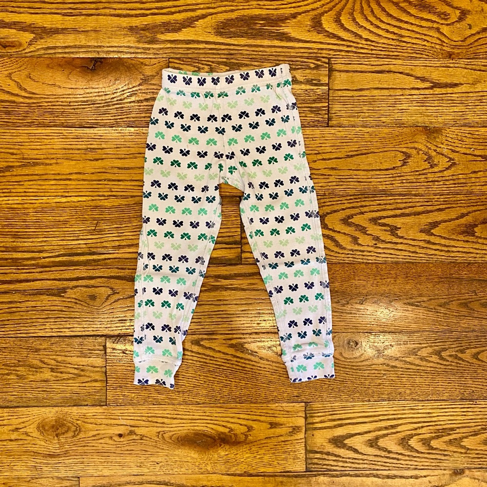 Primary Shamrock Pajamas Set Green and Blue - Size 2-3 - Picture 6 of 8